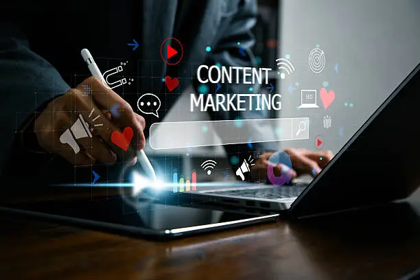 Content marketing agency turning traffic into revenue with SEO, email, and video content services.