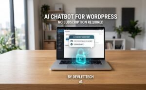Add an AI chatbot to WordPress without a plugin subscription — free setup methods and cost comparison